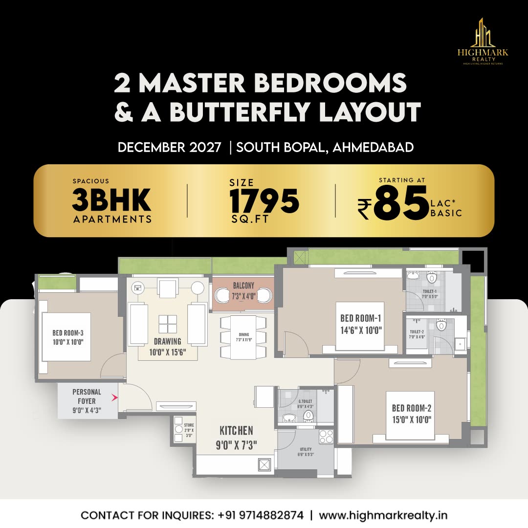 Highmark Realty launch ad, South Bopal